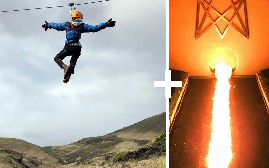 Zipline & Lava show