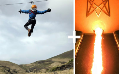 Zipline & Lava show